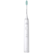 飞利浦（PHILIPS） 电动牙刷情侣套装声波成人充电式全自动家用男女士礼物送男友女友HX2421 轻羽白HX2421/02