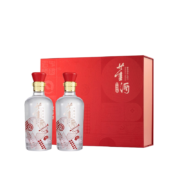 董酒 红色经典 董香型白酒 54度 500ml*2礼盒装