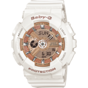 卡西欧（CASIO） 手表 BABY-G 女士防震防水双显运动手表学生手表 圣诞礼物BA-110-7A1