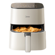 美的（Midea） 空气炸锅家用大容量5升新品多功能全自动烤箱不用翻面易清洗智能蒸汽电炸锅低脂薯条 全息触控丨wifi智联KZC5003XM