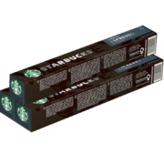 【进口】星巴克意式浓缩烘焙胶囊咖啡NESPRESSO精品胶囊57g*3盒