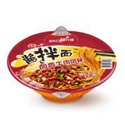 统一酱拌面卤香牛肉风味碗面115克*12碗 整箱装速食干拌面