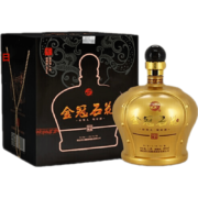 石花金冠 42度清香型白酒 1.5L大坛粮食酒礼盒装 送礼父母长辈 3斤装