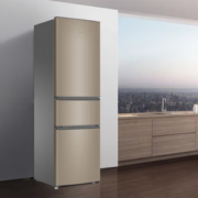 Haier 海尔 BCD-216STPT 直冷三门冰箱  216L 炫金