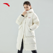 再降价、PLUS会员、需抢券：ANTA 安踏 热雪 男款鸭绒连帽羽绒服