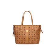 MCM Visetos系列 女士双面购物袋 MWPAAVI02CO001 干邑色 中号