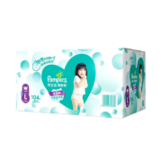 帮宝适Pampers清新帮拉拉裤大码L104片(9-14kg)婴儿尿不湿柔软透气
