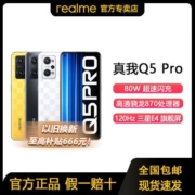 【8+256大内存】真我Q5Pro骁龙870处理器80W闪充120Hz学生手机