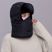粉册 男女款 通用防风帽