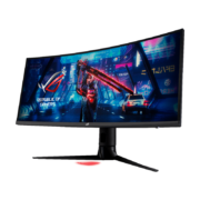 华硕ROG 34.14英寸Fast IPS 10.7亿色彩HDR400 1900R曲面超频180Hz 1ms响应G-Sync电竞显示器 XG349C绝影34