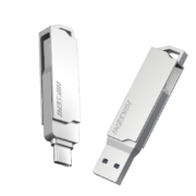 海康存储（HIKSEMI）64GB Type-C USB3.1手机U盘X307C银色 双接口手机电脑通用车载高速优盘