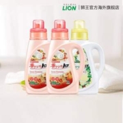 日本进口，狮王 香氛抗菌柔顺洗衣液 850g*3瓶