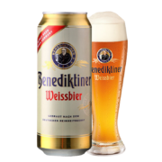 百帝王（Benediktiner）德国原装进口百帝王（Benediktiner）小麦白啤酒 小麦白啤酒整箱500ml*24听