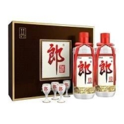 限地区、88VIP：LANGJIU 郎酒 郎牌郎酒 53%vol 酱香型白酒 500ml*2瓶 礼盒装