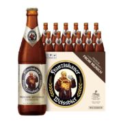 plus会员：Franziskaner 范佳乐 教士 小麦白精酿啤酒 450ml×12瓶*3件