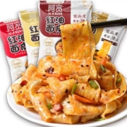 天猫U先：阿宽  红油面皮 酸辣味+黑鸭味+麻酱味+麻辣味  共4袋
