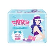 七度空间优雅超薄卫生巾日夜组合整箱批发装加长夜学生柔棉姨妈巾