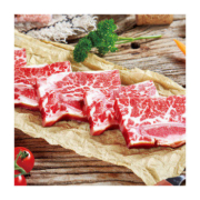 鸿亮 黑椒牛仔骨 牛肋排雪花牛肉 6袋/1200g