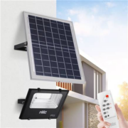 雷士照明 NVC 太阳能庭院灯 LED投光灯  50W+5米延长线+照明面积约55㎡