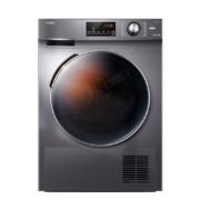 海尔（Haier）10KG热泵烘干机家用干衣机除菌滚筒式 正反转匀烘 衣干即停 免熨烫烘衣机 GBN100-636