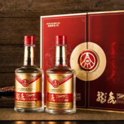 88VIP：五粮液 龙虎养生一号礼盒 52度浓香白酒 500ml*2瓶