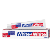 狮王（Lion）White&White葡萄柚小苏打元气美白牙膏120g清新口气净白去渍