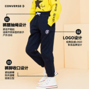 匡威 儿童针织加绒 运动长裤休闲裤