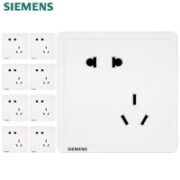 SIEMENS 西门子 致典系列 斜五孔插座10只装