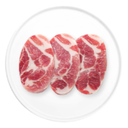 网易味央生鲜黑猪肉梅花肉350g*2冷冻黑猪肉