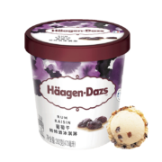 哈根达斯（Haagen Dazs）冰淇淋 葡萄朗姆酒口味 大杯473ml京东冷链配送
