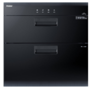 海尔（Haier）消毒柜家用嵌入式消毒碗柜二星级304不锈钢碗架大容量小型餐具烘干碗筷消毒柜消毒机器 【90升ZQD90F】巴氏光波0臭氧消毒
