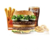 聚划算百亿补贴：BURGER KING 汉堡王 狠霸牛单人餐4件套 单次兑换券