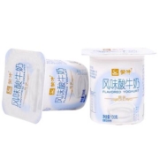 限区域、88VIP：蒙牛 风味酸牛奶 普通原味 圆周杯100g×16杯