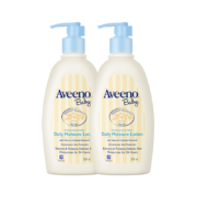 艾惟诺（Aveeno）婴儿每日倍护润肤乳儿童润肤霜宝宝擦脸霜身体乳354毫升*2瓶