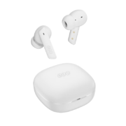 QCY MeloBuds ANC真无线蓝牙耳机主动降噪入耳游戏低延迟通话降噪运动降噪小方糖适用苹果华为小米手机 白色
