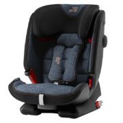 宝得适（BRITAX）儿童安全座椅9个月-12岁德国原装进口isofix接口百变四代牛仔蓝