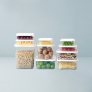 京东特价app：网易严选 食物保鲜盒 10件套-白色