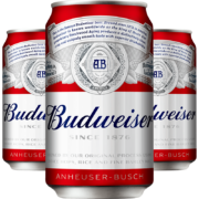百威（Budweiser）淡色拉格啤酒 330ml*24听 整箱装