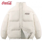 Coca-Cola/可口可乐 羊羔绒面包棉服外套