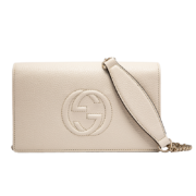 古驰 GUCCI 女包 GUCCI logo白色单肩斜挎包598211 A7M0G 9522 奢侈品礼物送女友