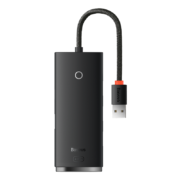 倍思 USB分线器3.0高速扩展坞4口拓展坞HUB集线器 适用苹果华为联想笔记本电脑延长线/转接头/转换器