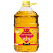 【补贴爆款】鲁花香飘万家浓香花生油6.08L5S物理压榨一级 食用油