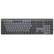 罗技（Logitech）MX 高性能低噪无线双模机械键盘 110键 全尺寸线性红轴