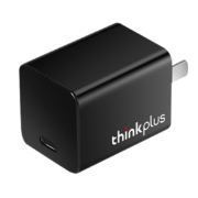 联想thinkplus口红电源Nano65W氮化镓充电器Gen3 曜石黑  ThinkPad/联想笔记本电脑/手机/平板电源适配器