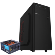 大水牛（BUBALUS）云逸+劲强400W 台式主机电脑机箱电源套装 游戏办公组套（支持ATX主板/支持背线/U3）