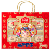 plus会员：沃隆 坚果礼盒  6大罐装 新年快乐1500g