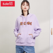 Baleno 班尼路 女士印花连帽卫衣 88033934
