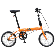 大行（DAHON）折叠自行车16英寸通勤款YUKI超轻男女式学生便携单车KT610 活力橙