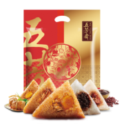 五芳斋 五芳团圆 速冻粽子礼包 1000g 10只 家庭量贩装 嘉兴特产
