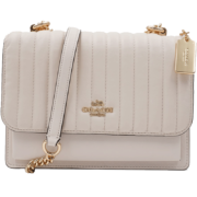 蔻驰COACH【官方直供】奢侈品女士小号单肩斜挎包白色牛皮革2561IMCHK